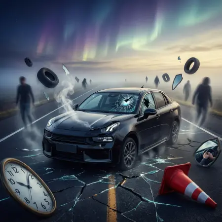 Symbolize car accident dream