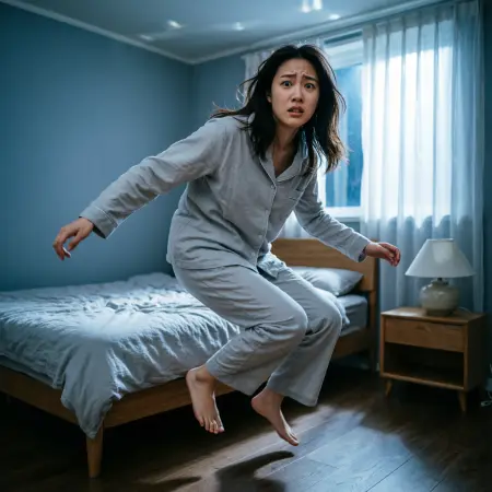 Falling in a Dream symbolize