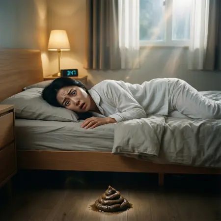 seeing poop in dream Symbolize