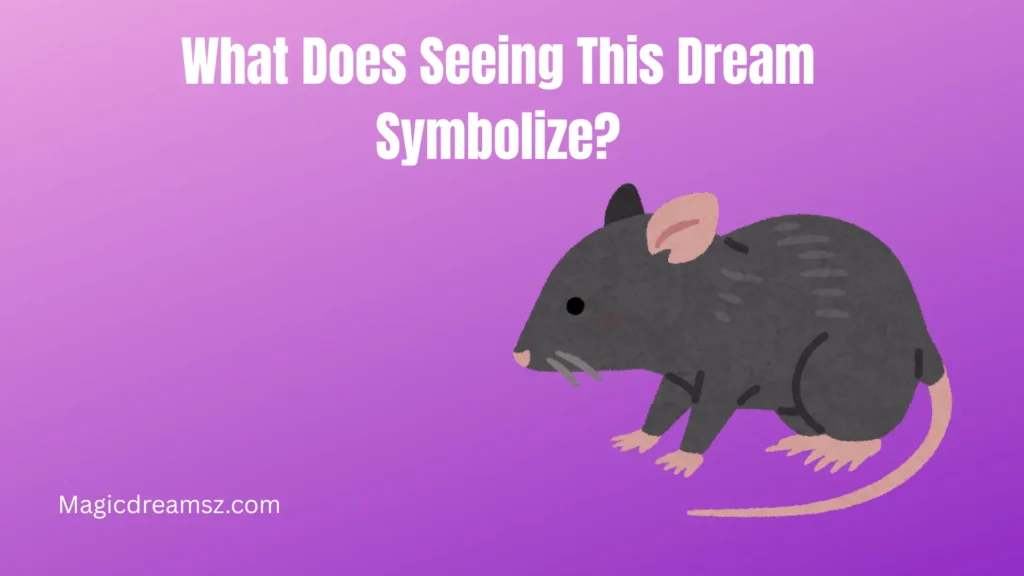 What Does Seeing This Dream Symbolize?