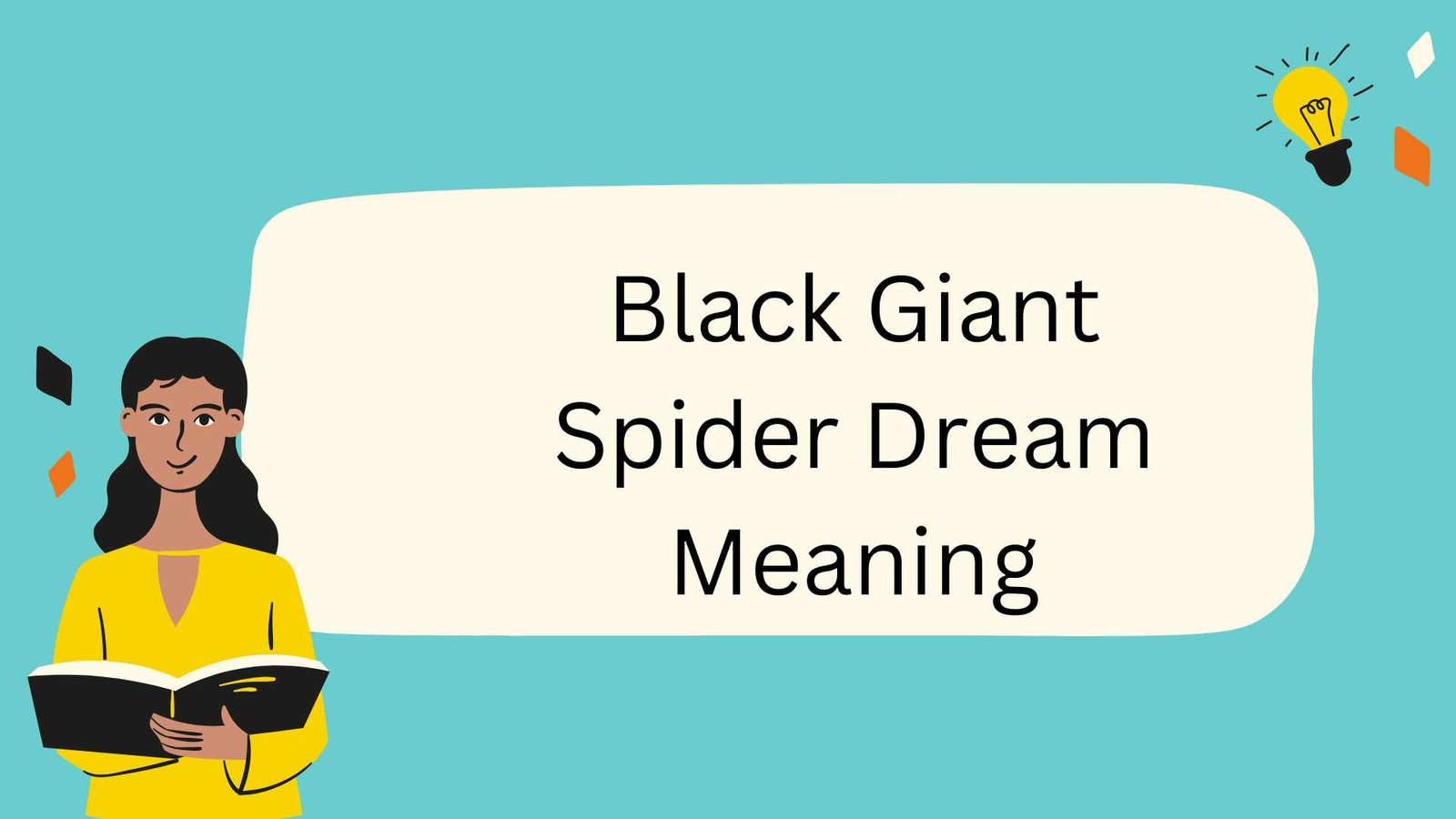 Black Giant Spider Dream Meaning